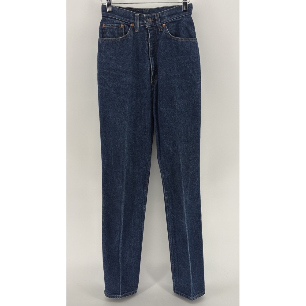 Vintage 80s Levis 505 Jeans Womens 25x34 High Rise Slim Tapered USA 26505-0214